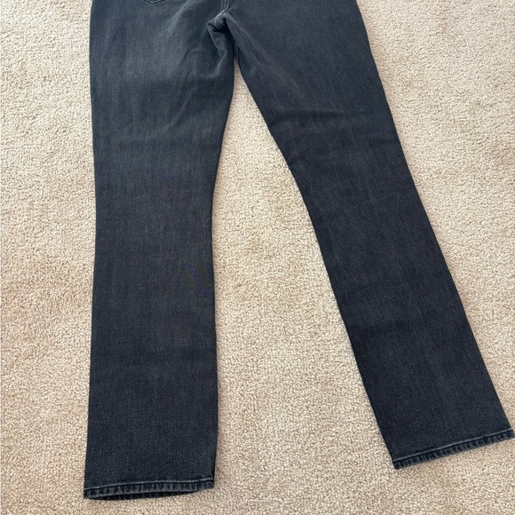 Abercrombie & Fitch Curve Love Ultra High Rise 90s slim Straight Jeans crossover - Picture 7 of 7